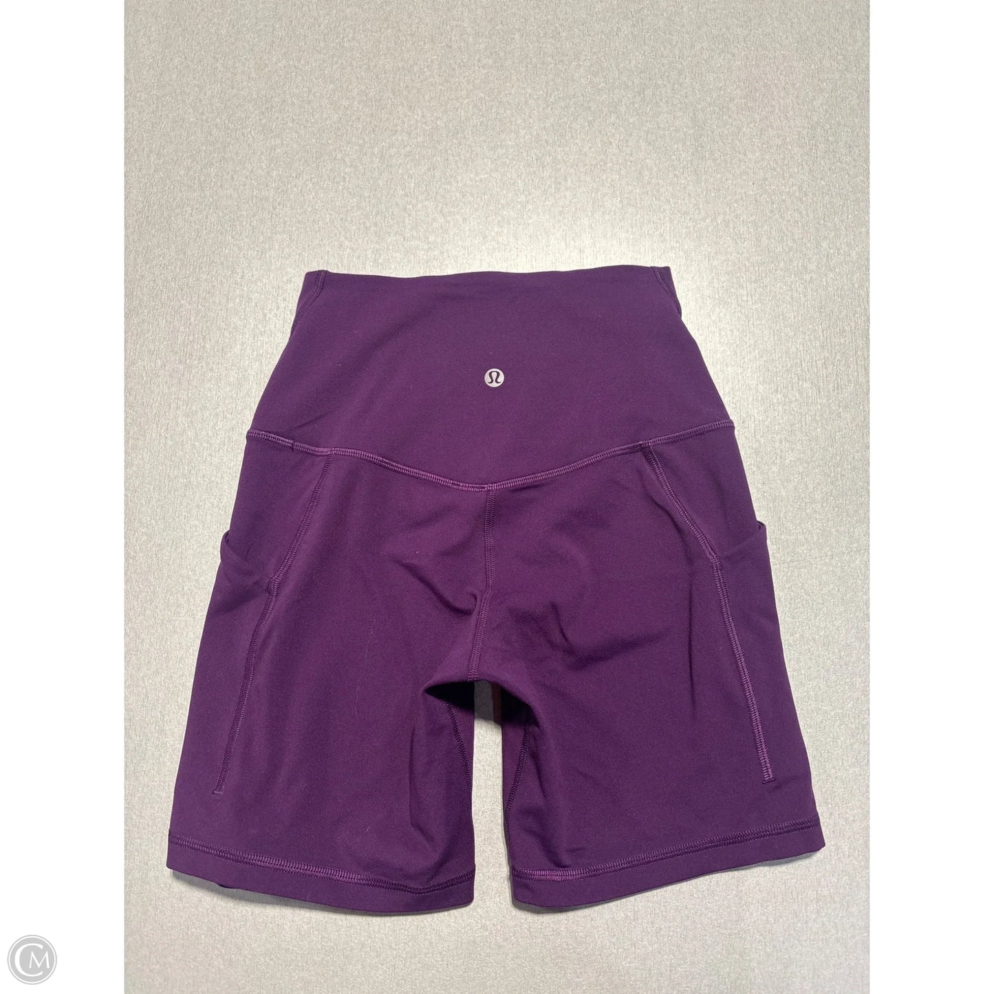 Athletic Shorts By Lululemon In Purple, Size: 4