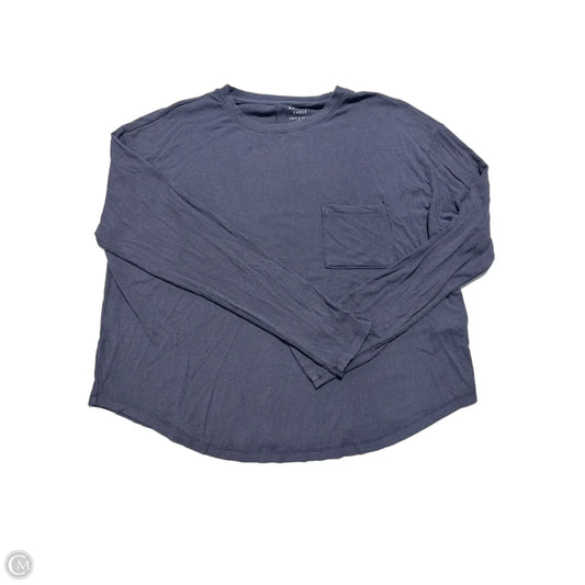 Top Long Sleeve By American Eagle In Blue, Size: M