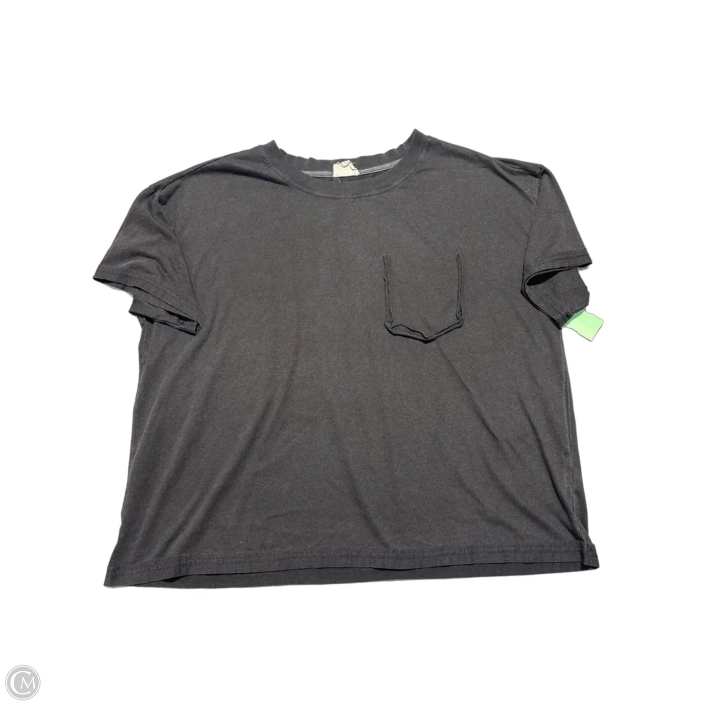 Top Short Sleeve By Bibi In Black, Size: S