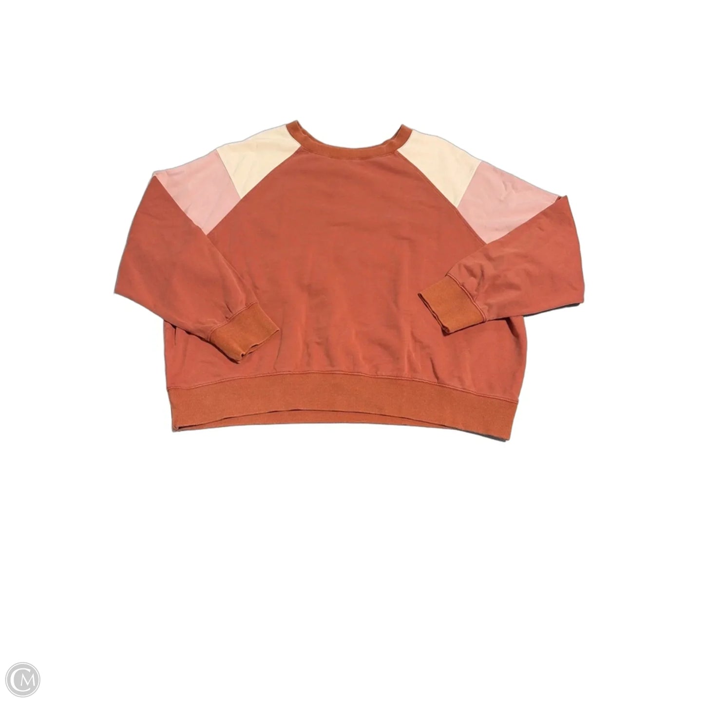 Sweatshirt Crewneck By White Birch In Orange, Size: Xl