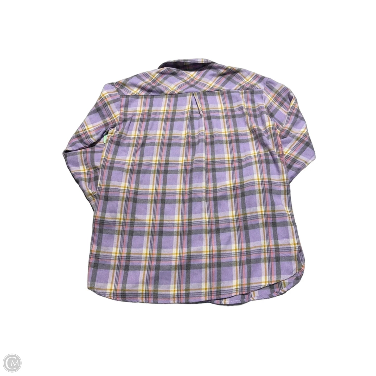Top Long Sleeve By Vine & Love In Purple, Size: S