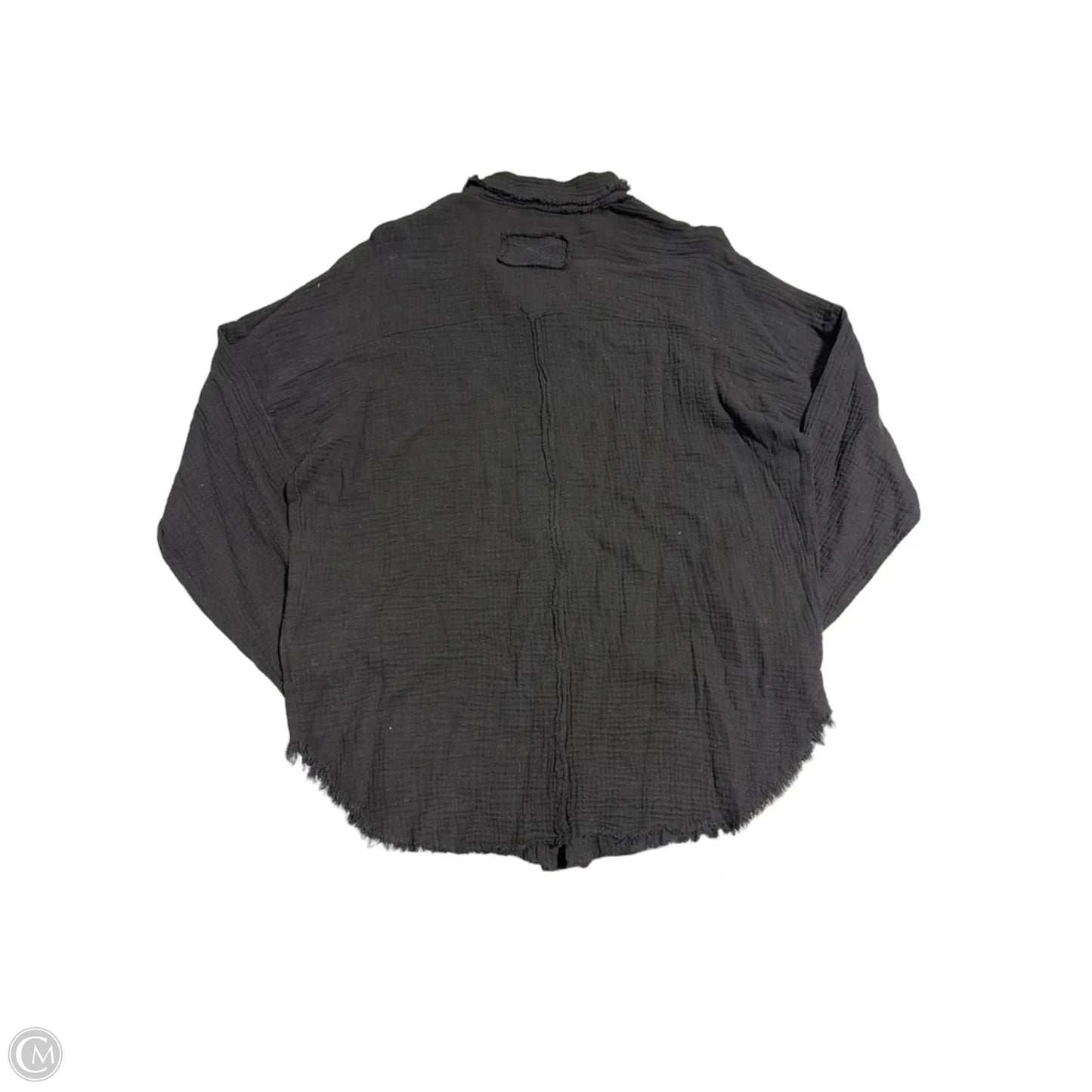 Top Long Sleeve By Zenana In Black, Size: M