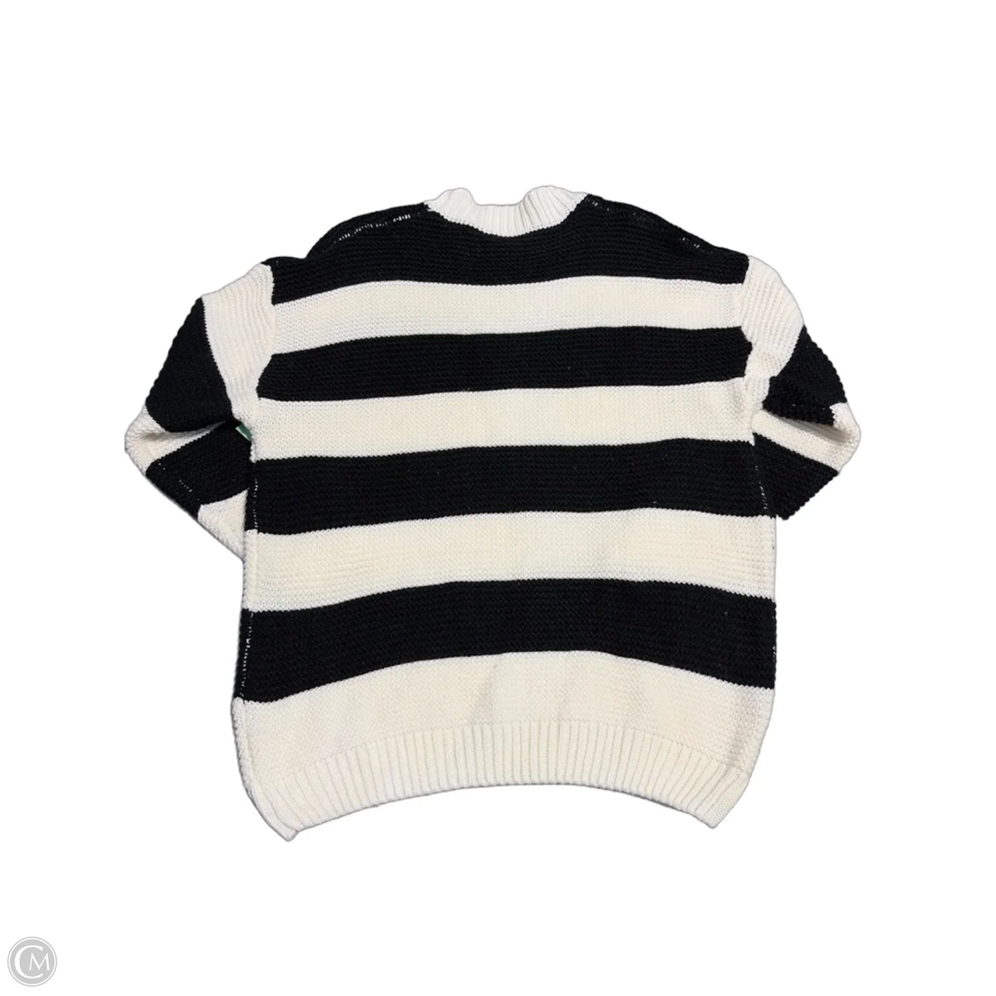 Sweater By Vine & Love In Black & White, Size: M