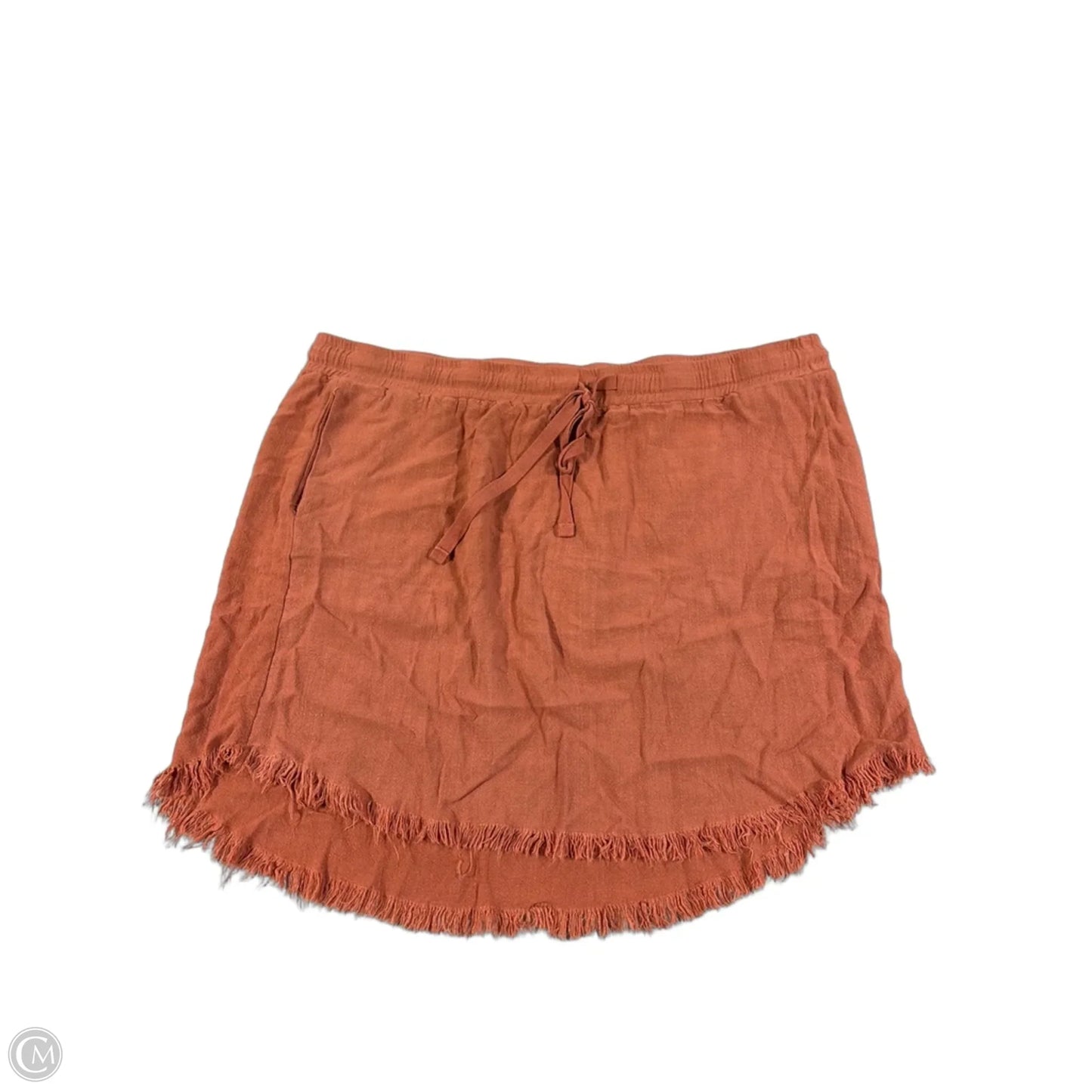 Skirt Midi By Umgee In Orange, Size: Xl