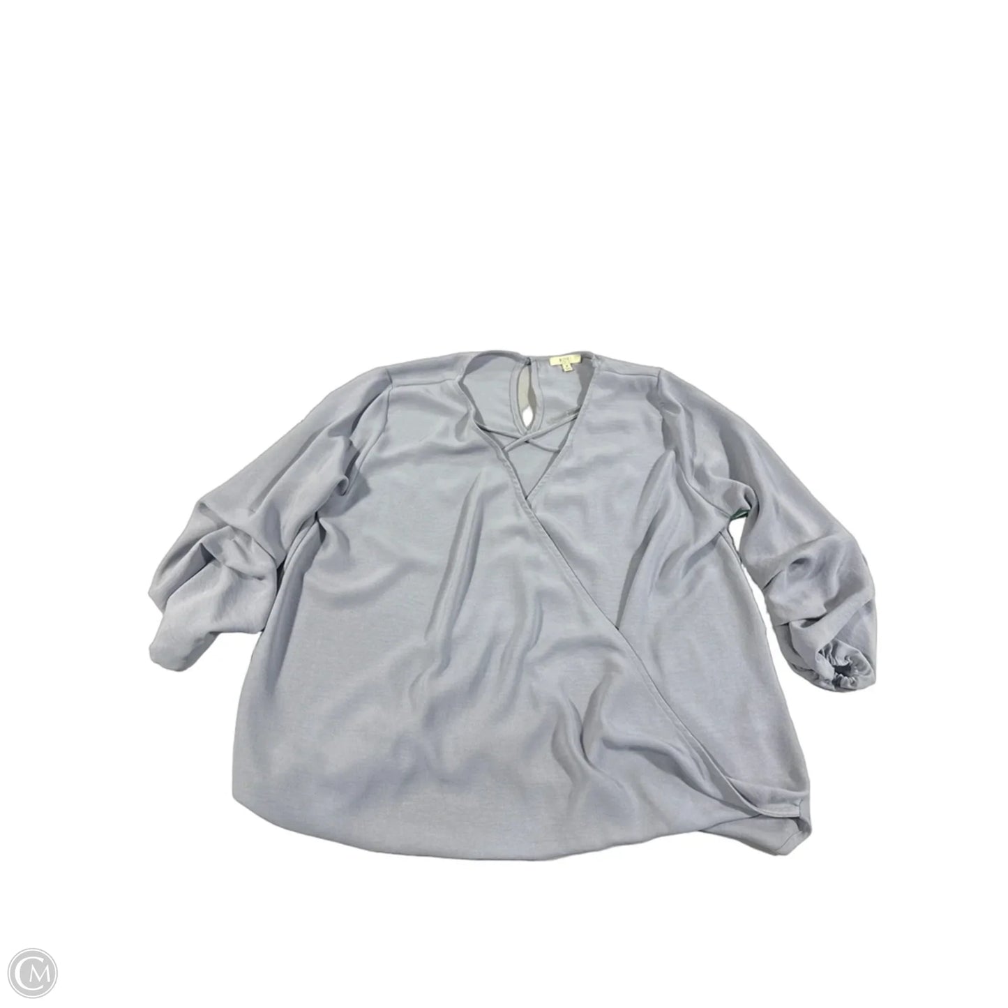 Top Long Sleeve By Kori America In Blue, Size: M