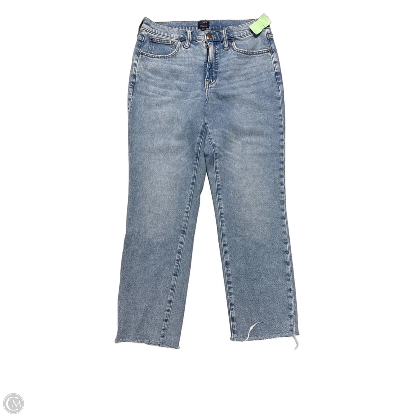 Jeans Straight By J. Crew In Blue Denim, Size: 8