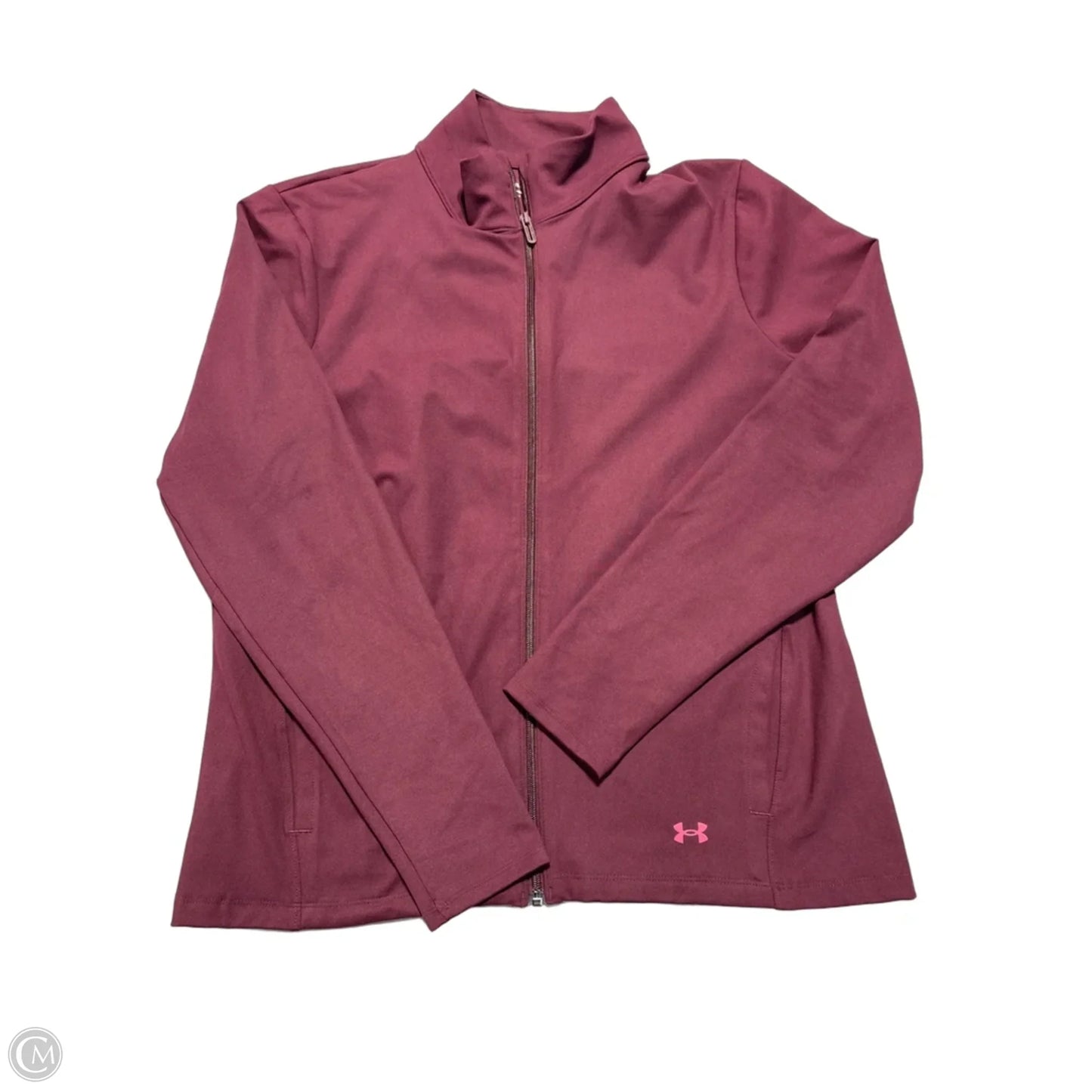 Athletic Jacket By Under Armour In Red, Size: 2x
