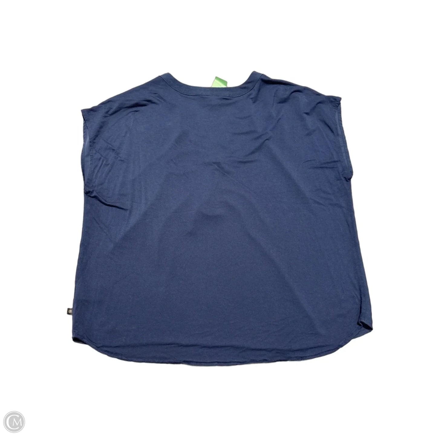 Top Short Sleeve By Banana Republic In Navy, Size: Xl