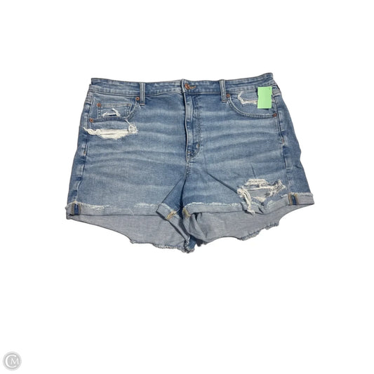 Shorts By American Eagle In Blue Denim, Size: 18