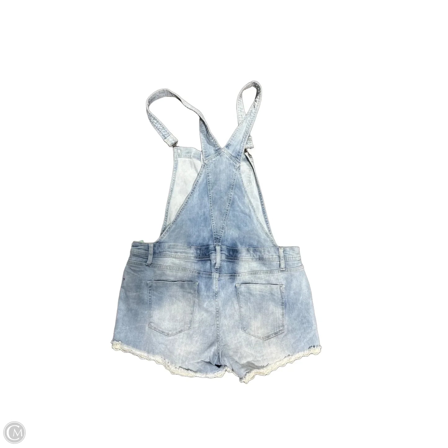 Romper By Love Fire In Blue Denim, Size: Xl
