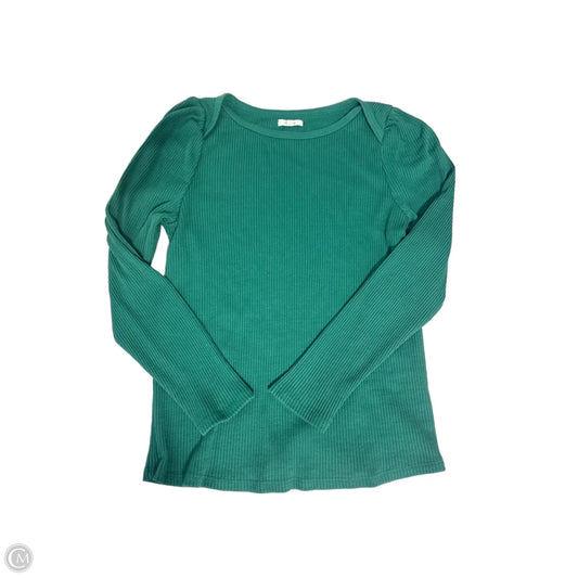 Top Long Sleeve By Maurices In Green, Size: L