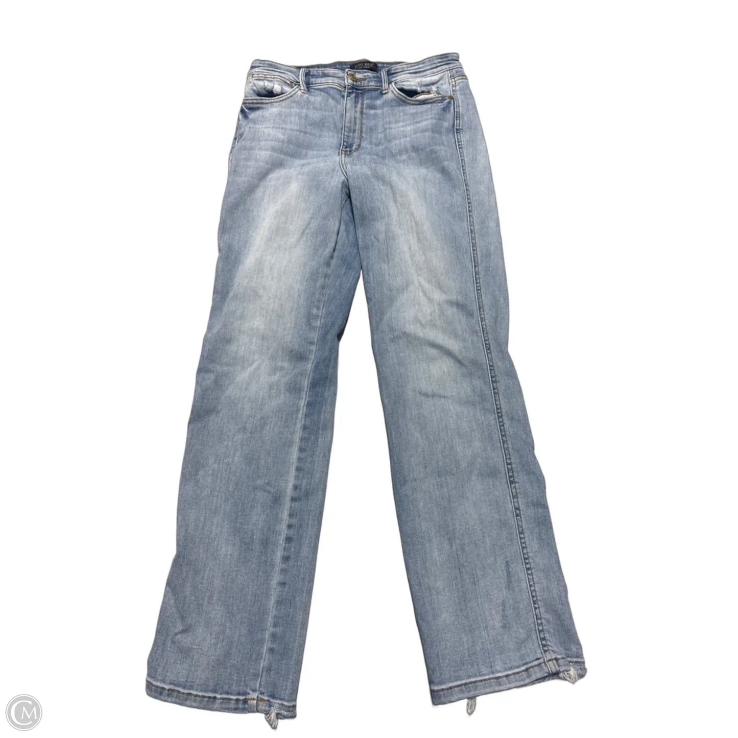 Jeans Straight By Judy Blue In Blue, Size: 12