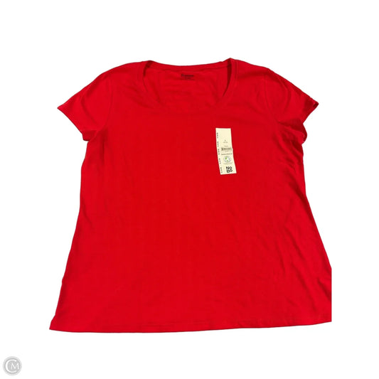 Top Short Sleeve By No Boundaries In Red, Size: Xl