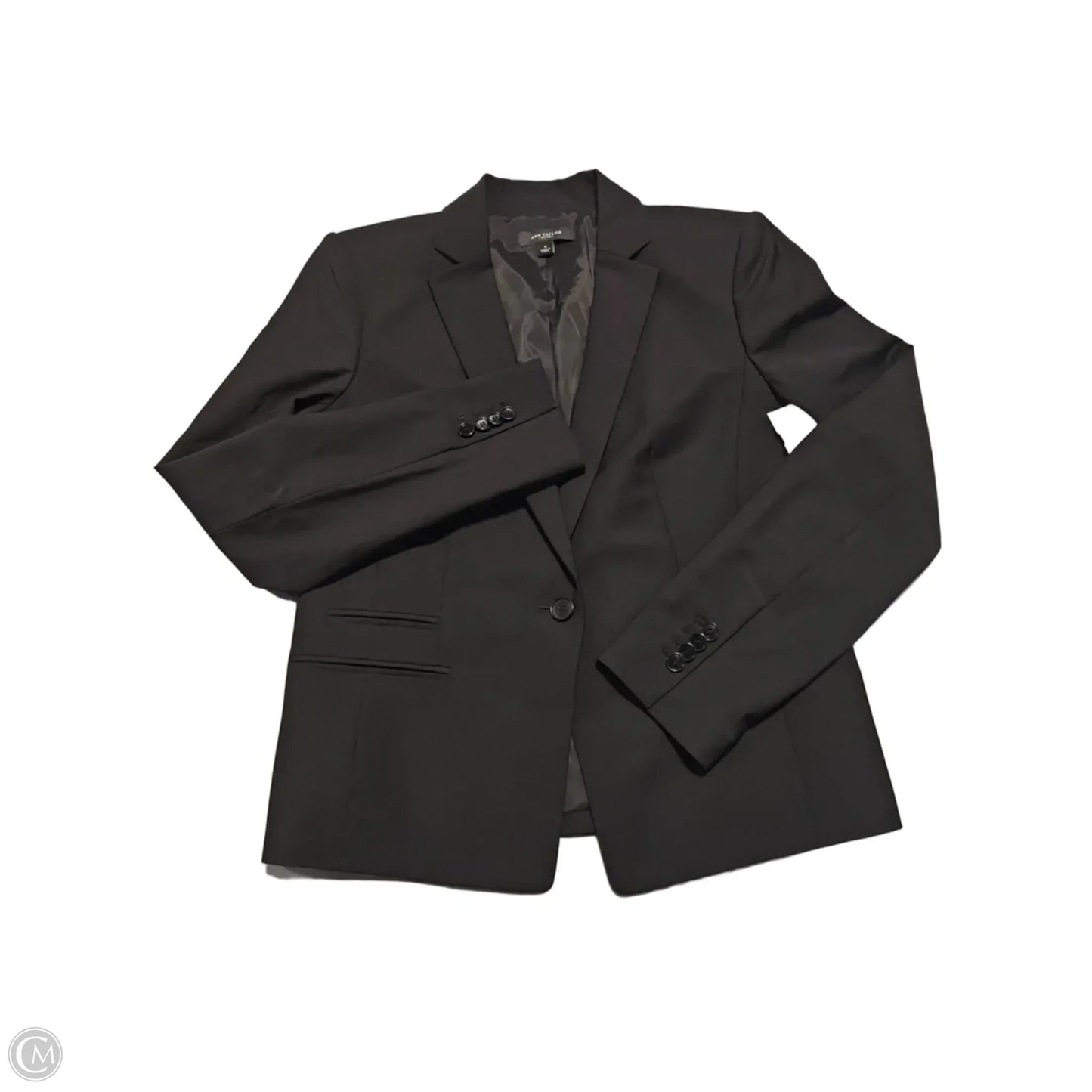 Blazer By Ann Taylor In Black, Size: M