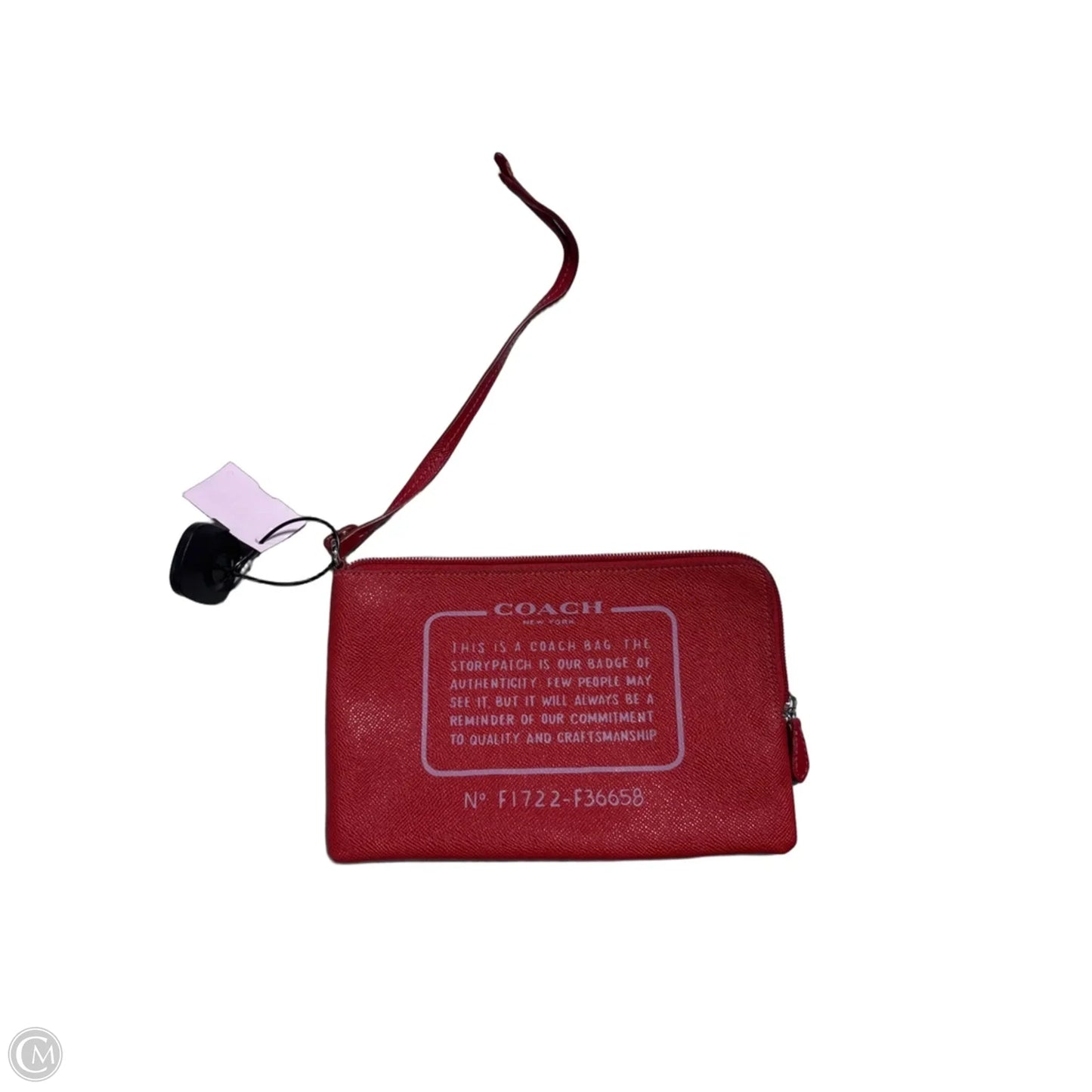 Wristlet Designer By Coach, Size: Small