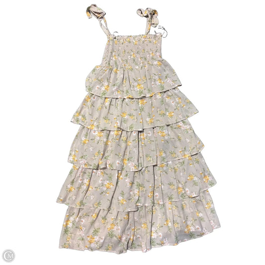 Dress Casual Maxi By Crescent In Tan, Size: L