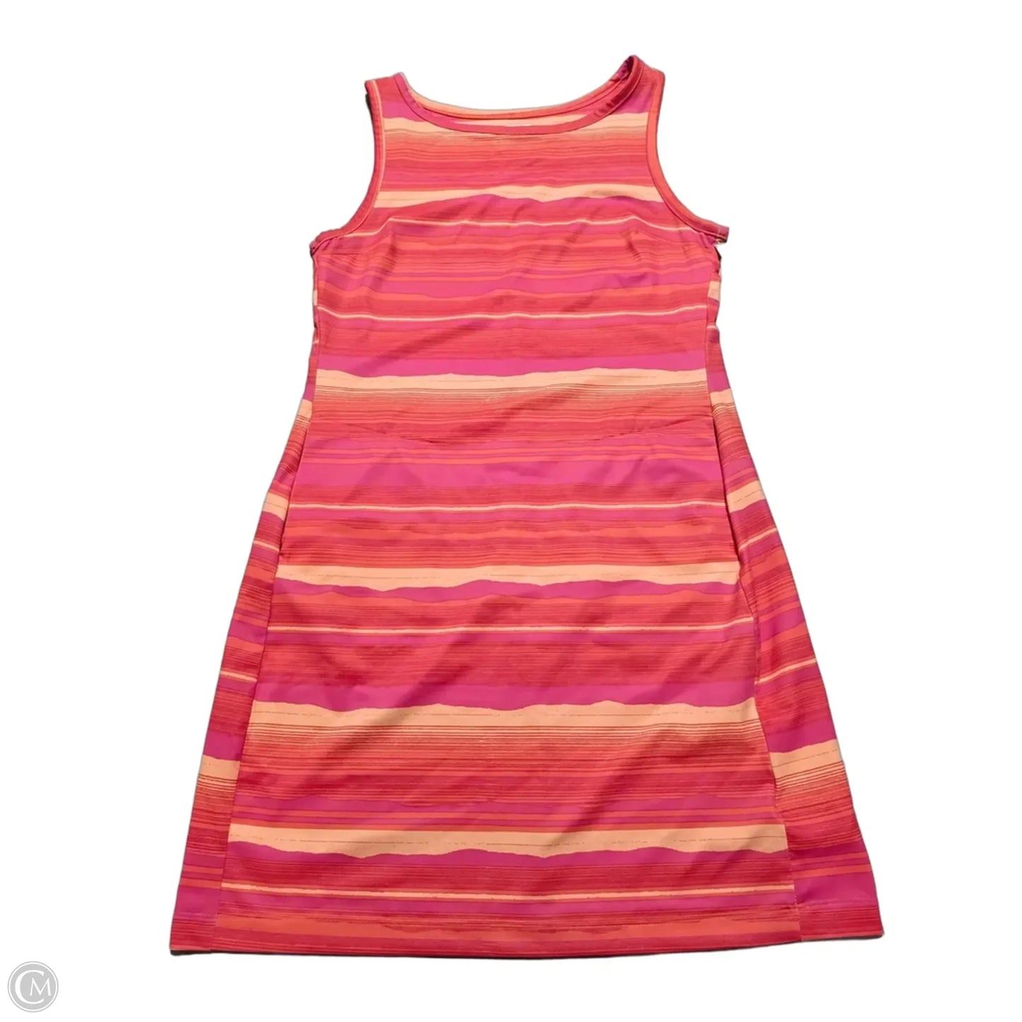 Athletic Dress By Columbia In Orange & Yellow, Size: S