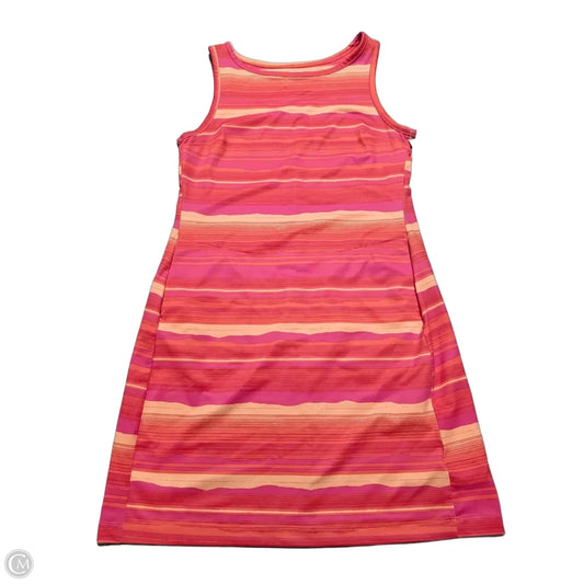 Athletic Dress By Columbia In Orange & Yellow, Size: S