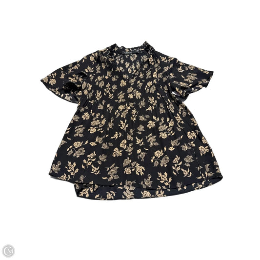 Top Short Sleeve By Ralph Lauren In Black, Size: S