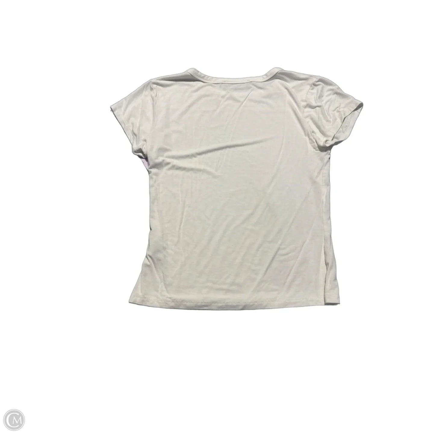 Top Short Sleeve By White Fox In White, Size: S