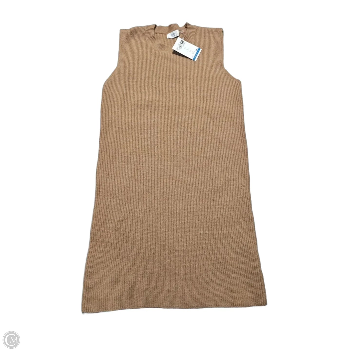 Dress Casual Midi By Cmb In Beige, Size: L
