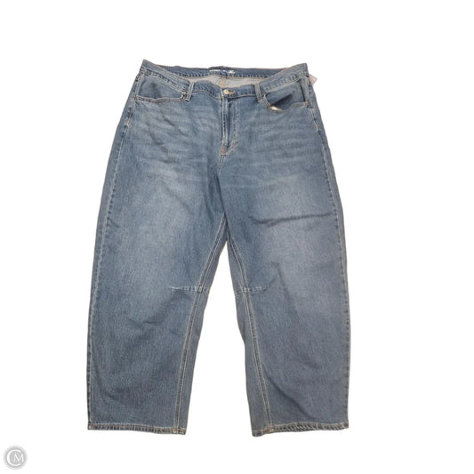 Jeans Wide Leg By Old Navy In Blue, Size: 18