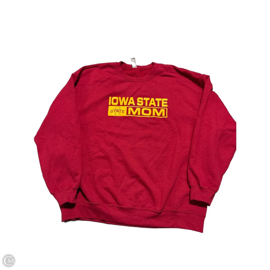 Sweatshirt Crewneck By Gildan In Red, Size: Xl