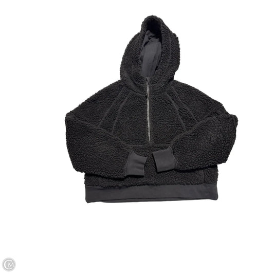 Sweatshirt Hoodie By Lululemon In Black, Size: M