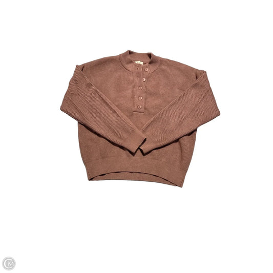 Sweater By Promesa In Brown, Size: L