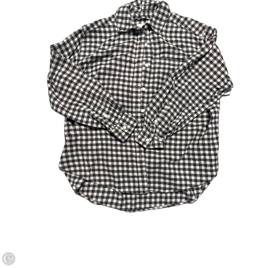 Top Long Sleeve By Aerie In Plaid Pattern, Size: Xs