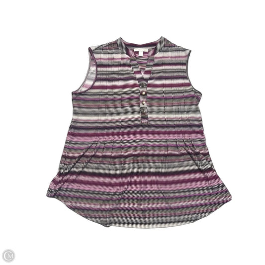 Tank Top By Westport In Purple, Size: L