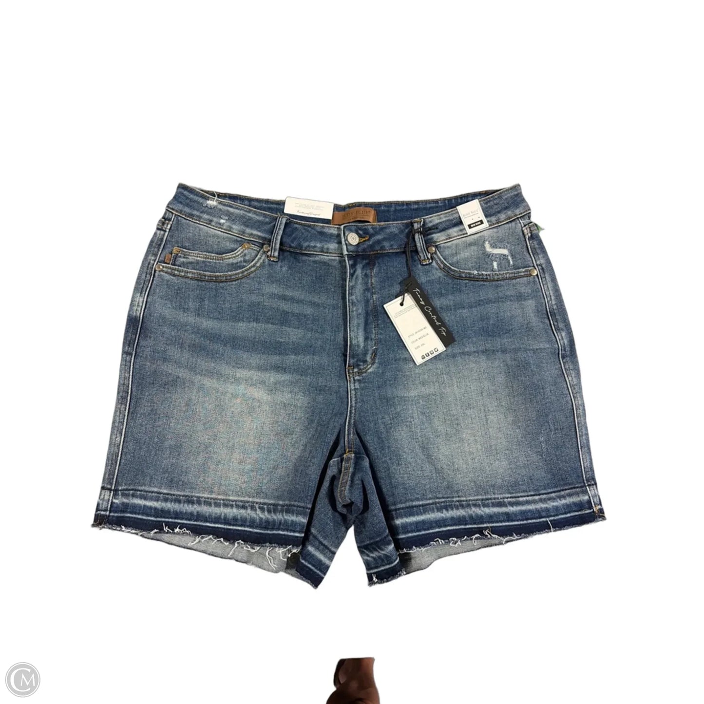 Shorts By Judy Blue In Blue, Size: 2x