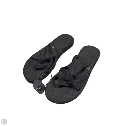 Sandals Flats By Teva In Black, Size: 9