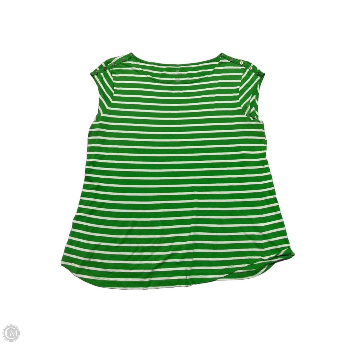 Tank Top By Liz Claiborne In Green, Size: L