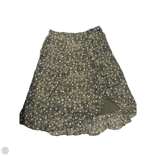 Skirt Maxi By Old Navy In Green, Size: 3x