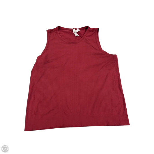 Athletic Tank Top By Athleta In Red, Size: L