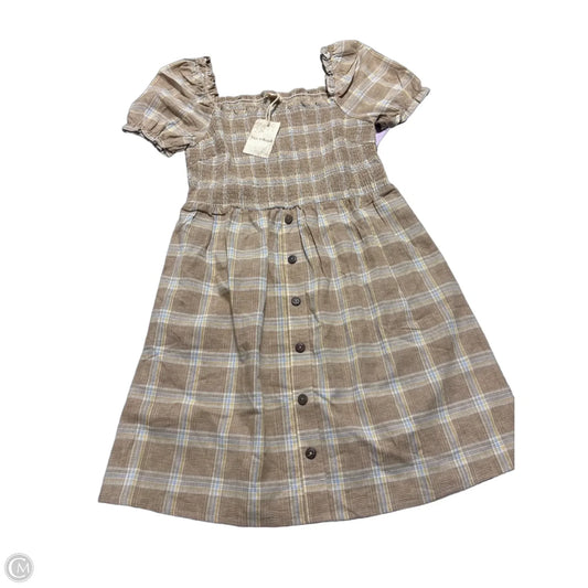 Dress Casual Short By Hem & Thread In Beige, Size: L