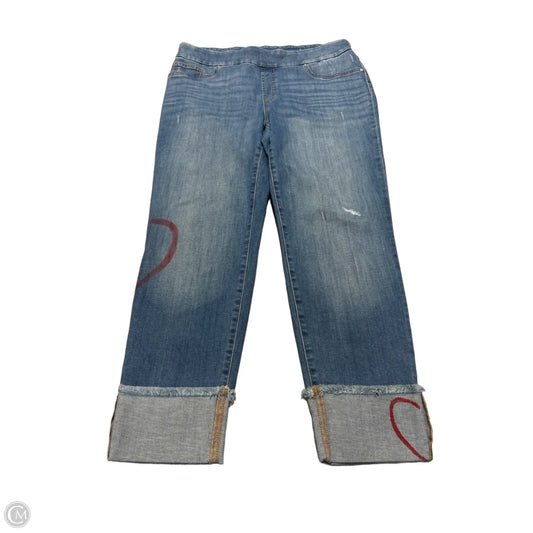 Jeans Straight By Chicos In Blue, Size: 10