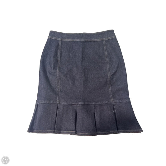 Skirt Midi By Ann Taylor In Blue, Size: 2
