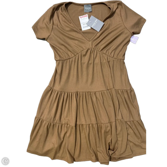 Dress Casual Short By Olivia Rae In Brown, Size: M