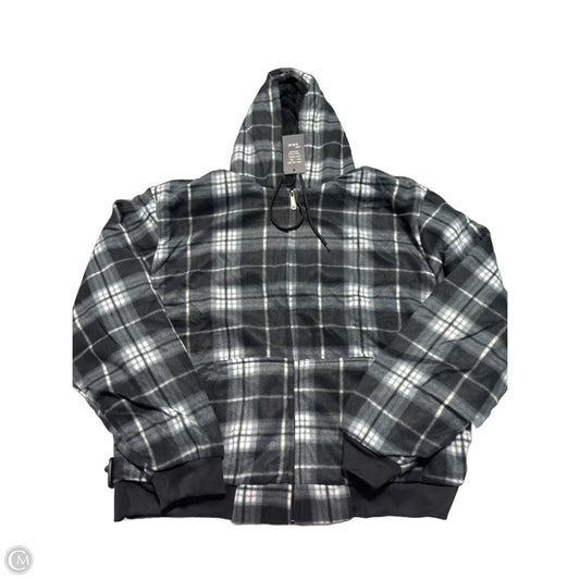 Jacket Fleece By Cmc In Plaid Pattern, Size: 3x