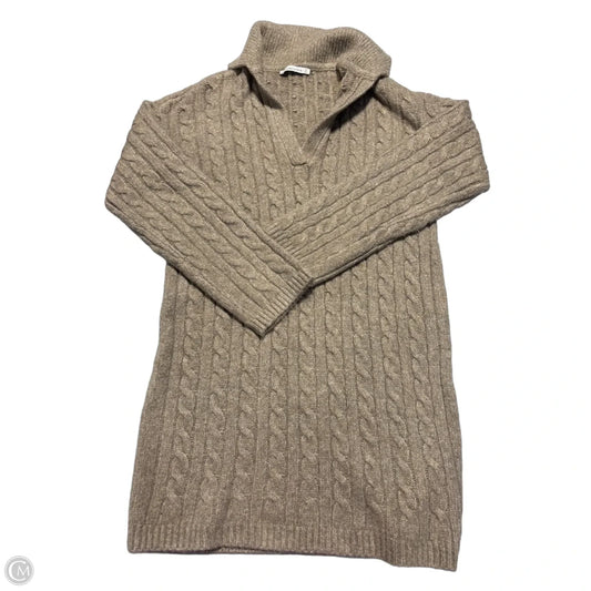 Dress Sweater By Abercrombie And Fitch In Beige, Size: S