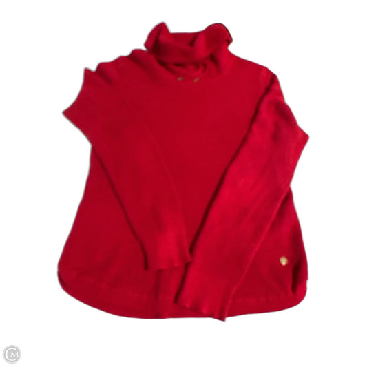 Sweater By Lauren By Ralph Lauren In Red, Size: M