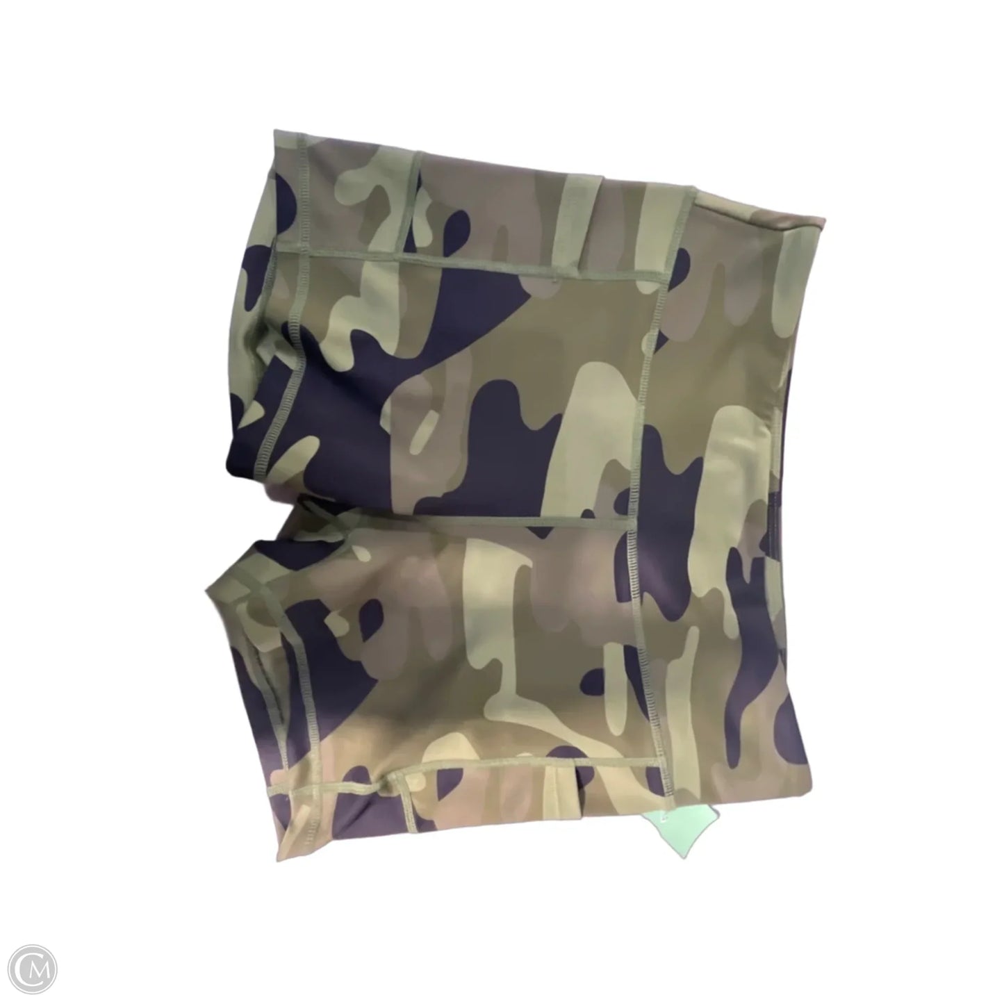 Athletic Shorts By Zyia In Camouflage Print, Size: L