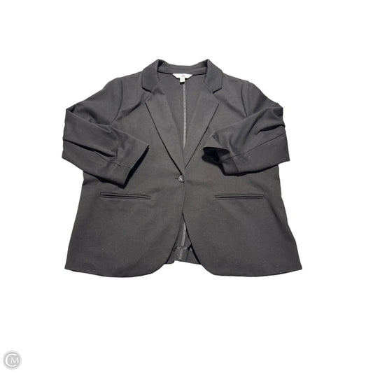 Blazer By Lauren Conrad In Black, Size: 1x