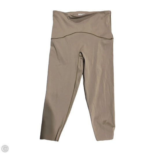 Athletic Leggings By Spanx In Green, Size: 1x