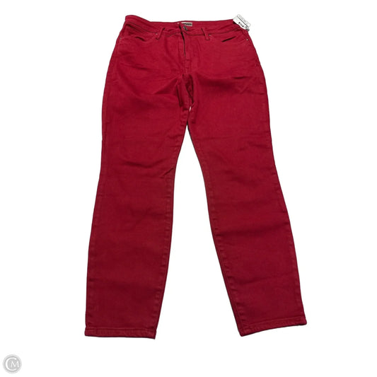 Jeans Wide Leg By Kut In Red, Size: 12