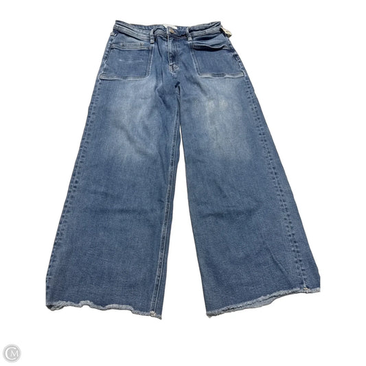 Jeans Wide Leg By Vervet In Blue, Size: 10