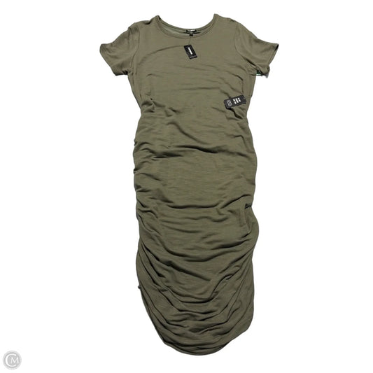 Dress Casual Maxi By Express In Green, Size: Xl