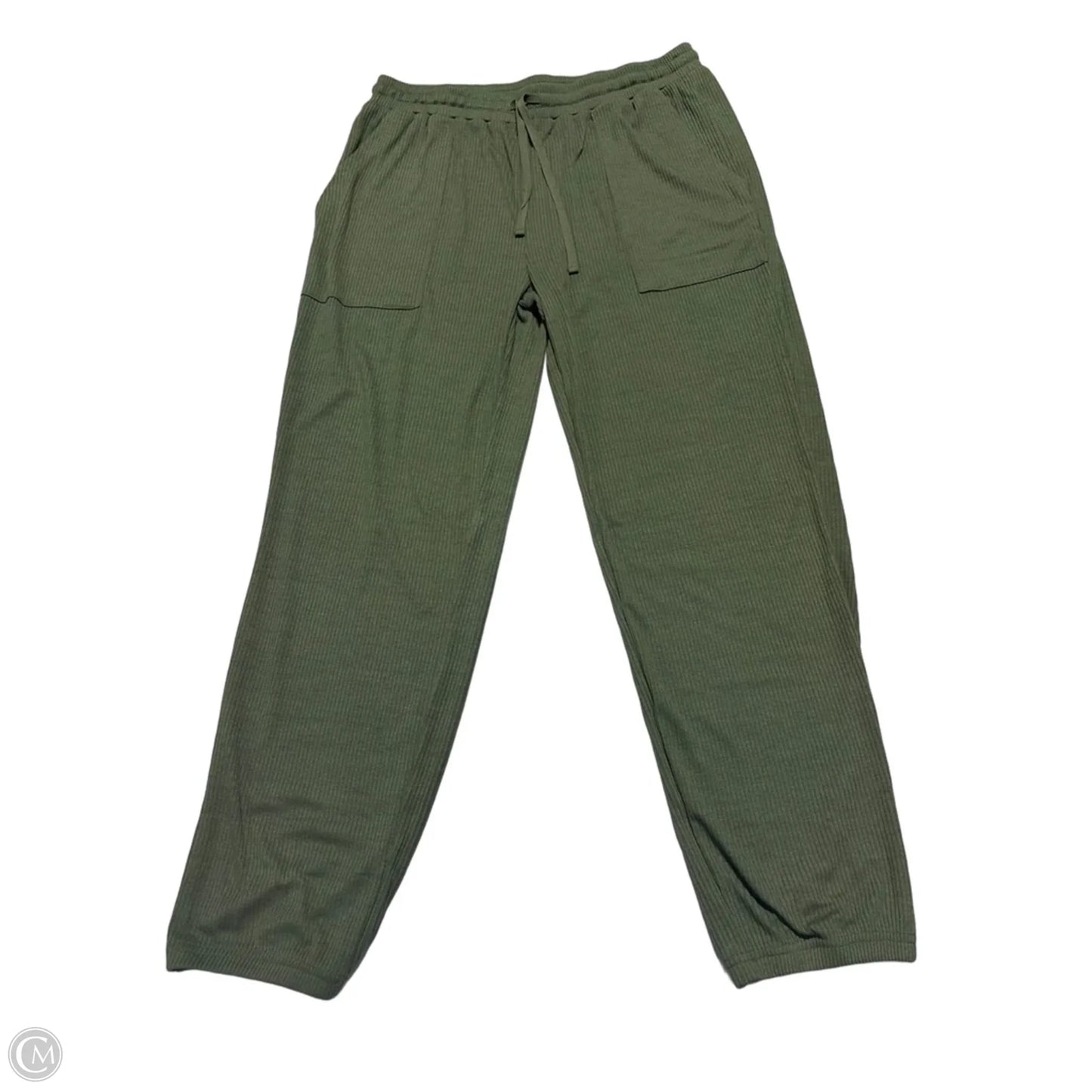 Top 2pc Long Sleeve By Cmc In Green, Size: L